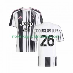 Juventus Dres Douglas Luiz 26 Domácí Fotbalové Dresy pro Muže 2025-2026 Krátký rukáv