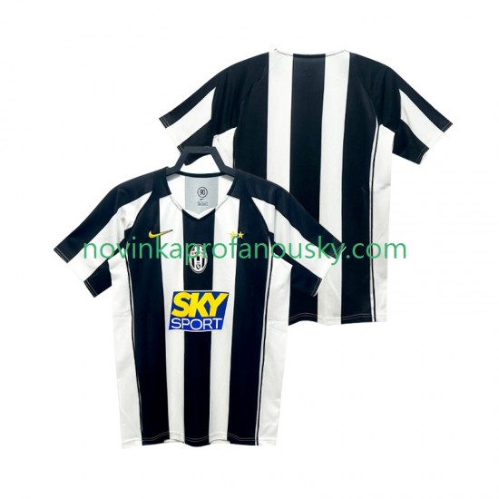 Juventus Dres 2005 Retro Domácí Fotbalové Dresy pro Muže 2004 Krátký rukáv