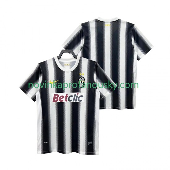 Juventus Dres 2012 Retro Domácí Fotbalové Dresy pro Muže 2011 Krátký rukáv