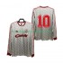 Liverpool Dres 10 1989 1991 Retro Venkovní Fotbalové Dresy pro Muže Dlouhý rukáv