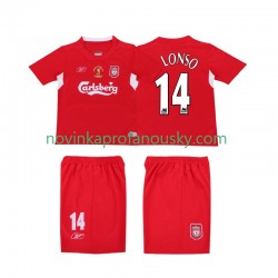 Liverpool Dres ALONSO 14 LWP 2005 Retro Domácí Fotbalové Dresy pro Muže 2004 Krátký rukáv