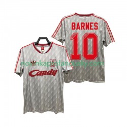 Liverpool Dres BARNES 10 1989 1991 Retro Venkovní Fotbalové Dresy pro Muže Krátký rukáv