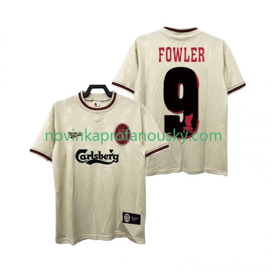 Liverpool Dres FOWLER 9 1996 1997 Retro Venkovní Fotbalové Dresy pro Muže Krátký rukáv