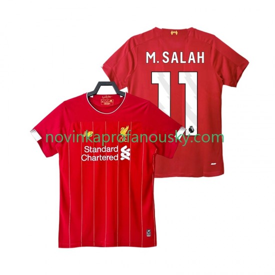 Liverpool Dres M SALAH 11 2019 2020 Retro Domácí Fotbalové Dresy pro Muže Krátký rukáv