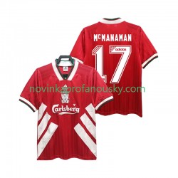 Liverpool Dres MCMANAMAN 17 1993 1995 Retro Domácí Fotbalové Dresy pro Muže Krátký rukáv