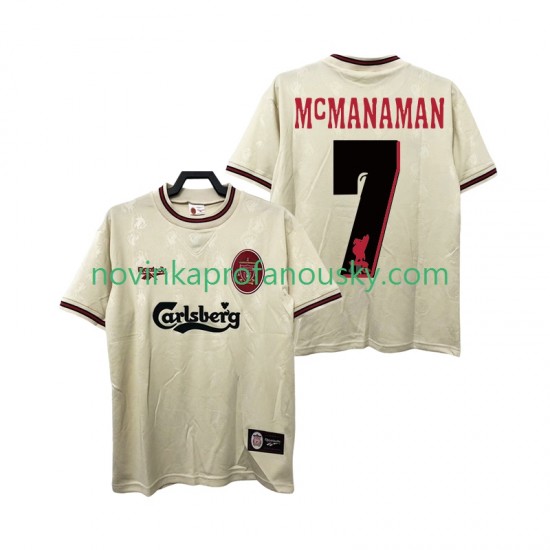 Liverpool Dres MCMANAMAN 7 1996 1997 Retro Venkovní Fotbalové Dresy pro Muže Krátký rukáv