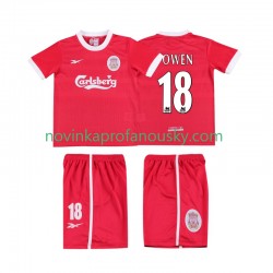 Liverpool Dres OWEN 18 LWP 1997 Retro Domácí Fotbalové Dresy pro Děti 1998 Krátký rukáv