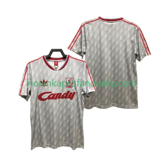 Liverpool Dres 1989 1991 Retro Venkovní Fotbalové Dresy pro Muže Krátký rukáv