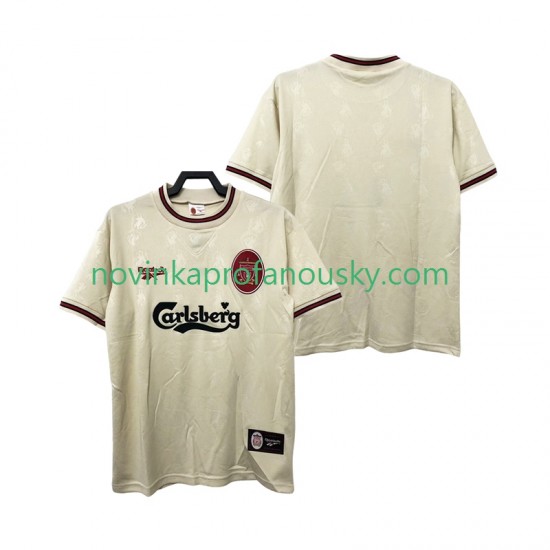 Liverpool Dres 1996 1997 Retro Venkovní Fotbalové Dresy pro Muže Krátký rukáv