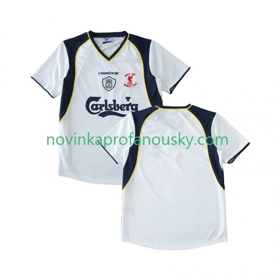 Liverpool Dres LWP 2001 Retro Venkovní Fotbalové Dresy pro Muže 2002 Krátký rukáv