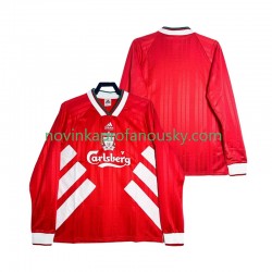 Liverpool Dres 1993 1995 Retro Domácí Fotbalové Dresy pro Muže Dlouhý rukáv