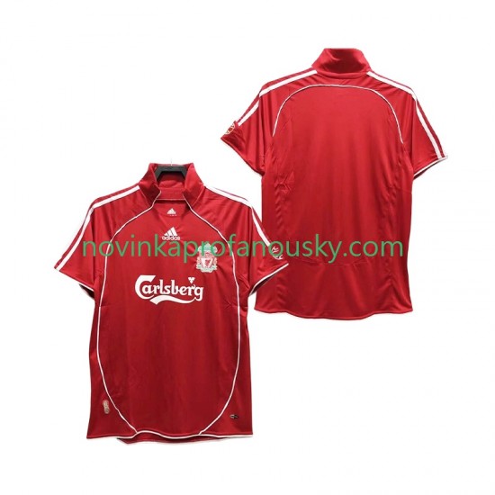 Liverpool Dres Retro Domácí Fotbalové Dresy pro Muže 2008 2006 Krátký rukáv