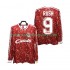 Liverpool Dres Rush 9 1989 1991 Retro Domácí Fotbalové Dresy pro Muže Dlouhý rukáv