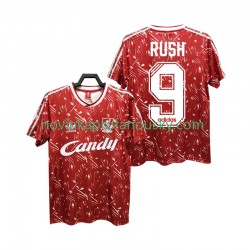 Liverpool Dres Rush 9 1989 1991 Retro Domácí Fotbalové Dresy pro Muže Krátký rukáv