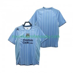 Manchester City Dres 2007 Retro Domácí Fotbalové Dresy pro Muže 2008 Krátký rukáv