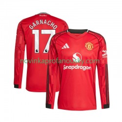 Manchester United Dres Alejandro Garnacho 17 Domácí Fotbalové Dresy pro Muže 2025-2026 Dlouhý rukáv