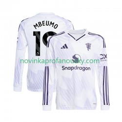 Manchester United Dres Bryan Mbeumo 19 Venkovní Fotbalové Dresy pro Muže 2025-2026 Dlouhý rukáv