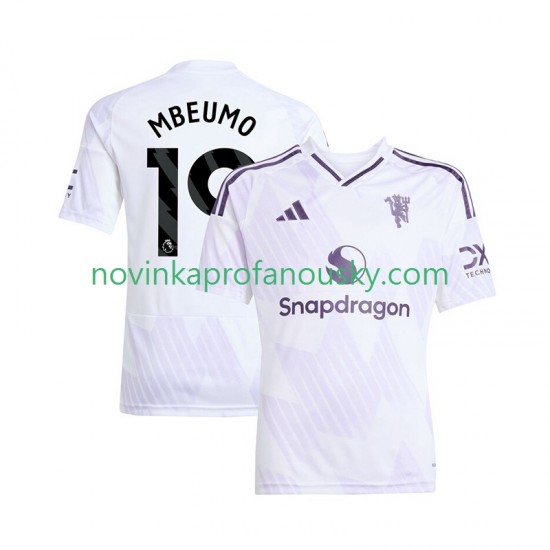 Manchester United Dres Bryan Mbeumo 19 Venkovní Fotbalové Dresy pro Muže 2025-2026 Krátký rukáv
