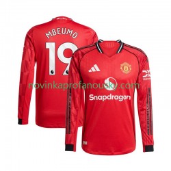 Manchester United Dres Bryan Mbeumo 19 Domácí Fotbalové Dresy pro Muže 2025-2026 Dlouhý rukáv
