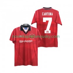 Manchester United Dres CANTONA 7 1996 Retro Domácí Fotbalové Dresy pro Muže 1994 Krátký rukáv