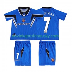 Manchester United Dres CONTONA 7 1996 Retro Alternativní Fotbalové Dresy pro Děti 1998 Krátký rukáv