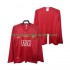 Manchester United Dres Champions League 2007 Retro Domácí Fotbalové Dresy pro Muže 2008 Dlouhý rukáv