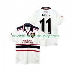 Manchester United Dres GIGGS 11 Retro Venkovní Fotbalové Dresy pro Muže 1998 1999 Krátký rukáv