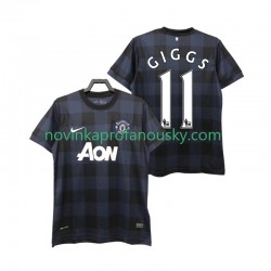 Manchester United Dres GIGGS 11 2013 2014 Retro Venkovní Fotbalové Dresy pro Muže Krátký rukáv