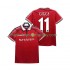 Manchester United Dres GIGGS 11 Retro Domácí Fotbalové Dresy pro Muže 1998 1999 Krátký rukáv