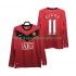 Manchester United Dres GIGGS 11 2009 Retro Domácí Fotbalové Dresy pro Muže 2010 Dlouhý rukáv
