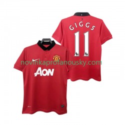 Manchester United Dres GIGGS 11 2013 2014 Retro Domácí Fotbalové Dresy pro Muže Krátký rukáv