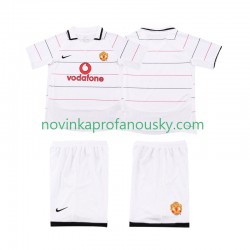 Manchester United Dres 2003 Retro Alternativní Fotbalové Dresy pro Děti 2006 Krátký rukáv