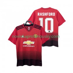 Manchester United Dres RASHFORD 10 2018 2019 Retro Domácí Fotbalové Dresy pro Muže Krátký rukáv