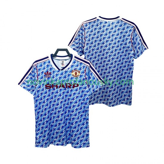 Manchester United Dres 1990 1992 Retro Venkovní Fotbalové Dresy pro Muže Krátký rukáv
