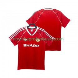 Manchester United Dres 1988 1990 Retro Domácí Fotbalové Dresy pro Muže Krátký rukáv