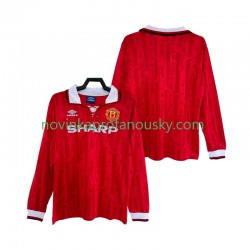 Manchester United Dres 1992 Retro Domácí Fotbalové Dresy pro Muže 1994 Dlouhý rukáv
