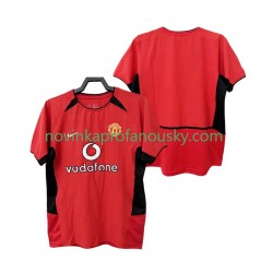 Manchester United Dres Retro Domácí Fotbalové Dresy pro Muže 2004 2002 Krátký rukáv