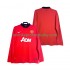 Manchester United Dres 2013 2014 Retro Domácí Fotbalové Dresy pro Muže Dlouhý rukáv