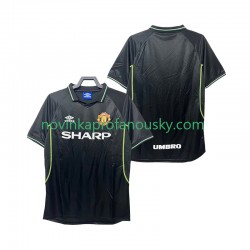 Manchester United Dres Retro Alternativní Fotbalové Dresy pro Muže 1998 1999 Krátký rukáv