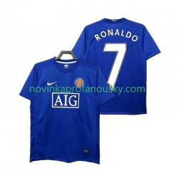 Manchester United Dres Ronaldo 7 2009 Retro Alternativní Fotbalové Dresy pro Muže 2008 Krátký rukáv