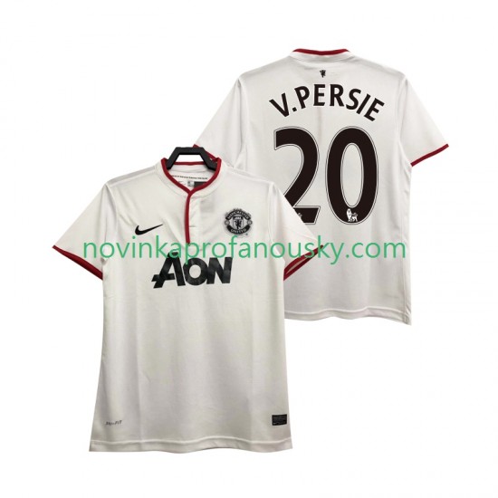 Manchester United Dres V PERSIE 20 2013 2014 Retro Alternativní Fotbalové Dresy pro Muže Krátký rukáv