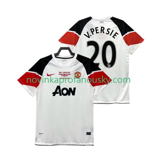 Manchester United Dres V PERSIE 20 Champions League 2012 Retro Alternativní Fotbalové Dresy pro Muže 2011 Krátký rukáv