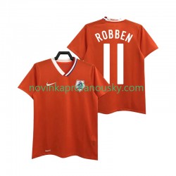 Nizozemsko Dres ROBBEN 11 Retro Domácí Fotbalové Dresy pro Muže 2008 Krátký rukáv