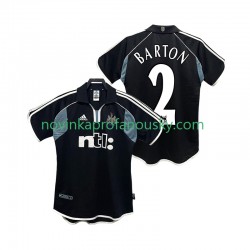 Newcastle United Dres BARTON 2 2000 2001 Retro Venkovní Fotbalové Dresy pro Muže Krátký rukáv