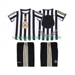Newcastle United Dres 1997 Retro Domácí Fotbalové Dresy pro Děti 1999 Krátký rukáv