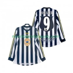 Newcastle United Dres SHEARER 9 1997 Retro Domácí Fotbalové Dresy pro Muže 1999 Dlouhý rukáv