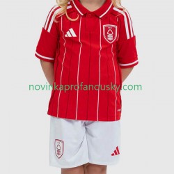 Nottingham Forest Dres Domácí Fotbalové Dresy pro Děti 2025-2026 Krátký rukáv