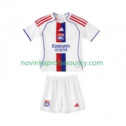 Olympique Lyonnais Dres Domácí Fotbalové Dresy pro Děti 2025-2026 Krátký rukáv