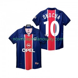 Paris Saint-Germain Dres OKOCHA 10 Retro Domácí Fotbalové Dresy pro Muže 1998 1999 Krátký rukáv