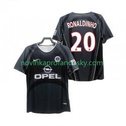 Paris Saint-Germain Dres RONALDINHO 20 2001 Retro Alternativní Fotbalové Dresy pro Muže 2002 Krátký rukáv